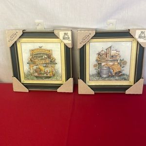 Kohl's Sonoma Lot of 2 - 8.5x8.5x.75 Pictures